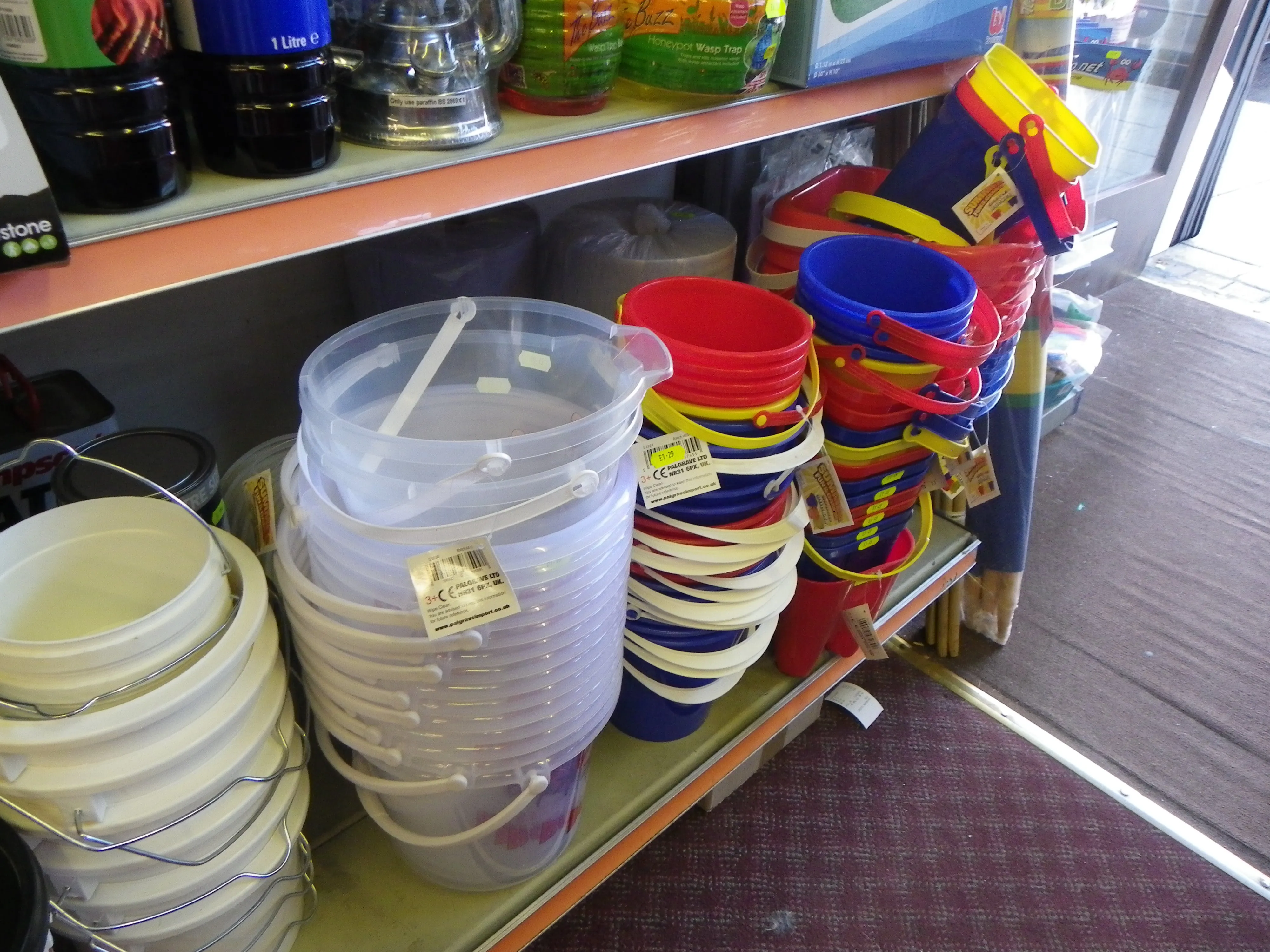 Children, Beach & Outdoors shelves in the shop