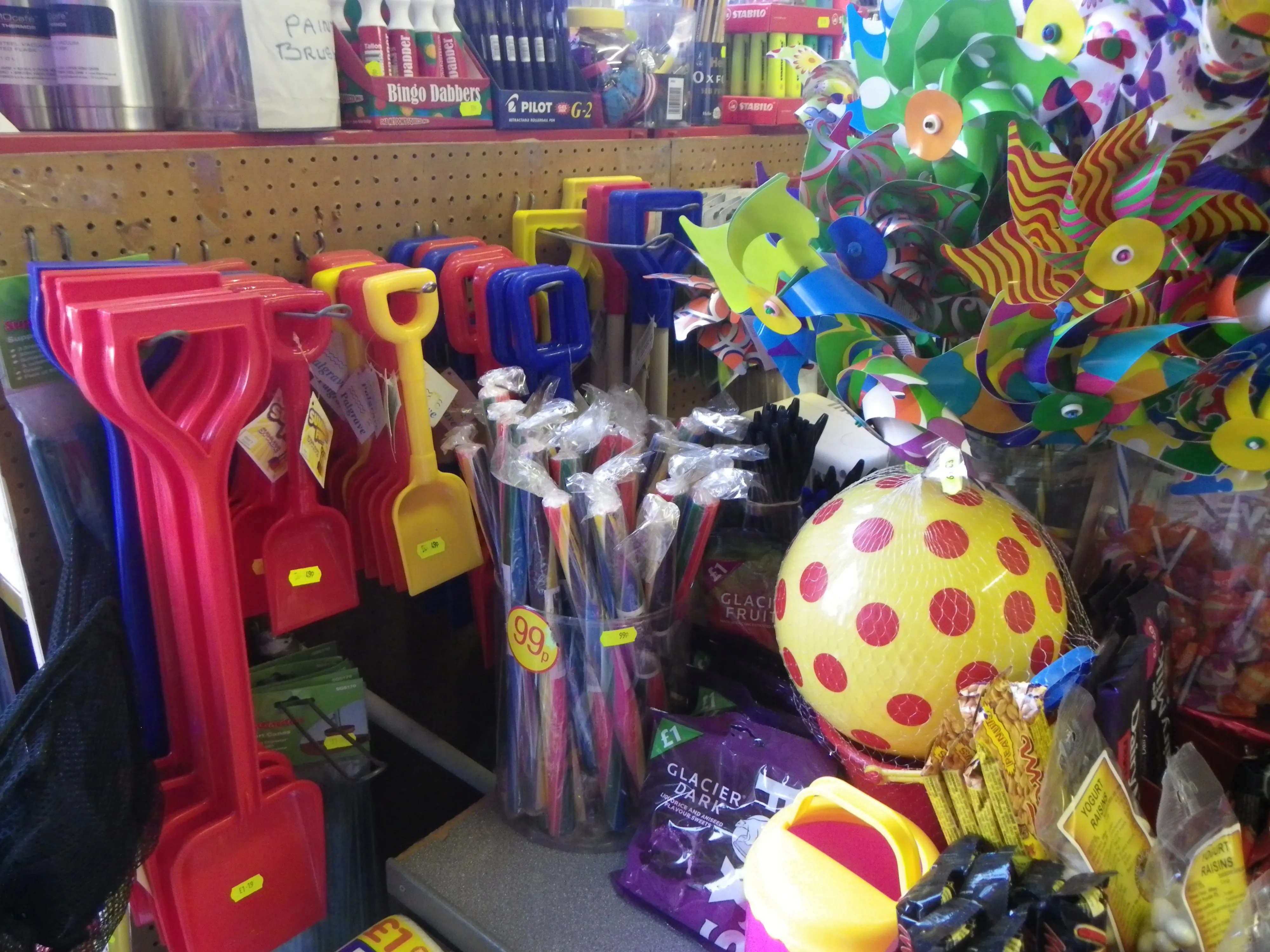 Children, Beach & Outdoors shelves in the shop